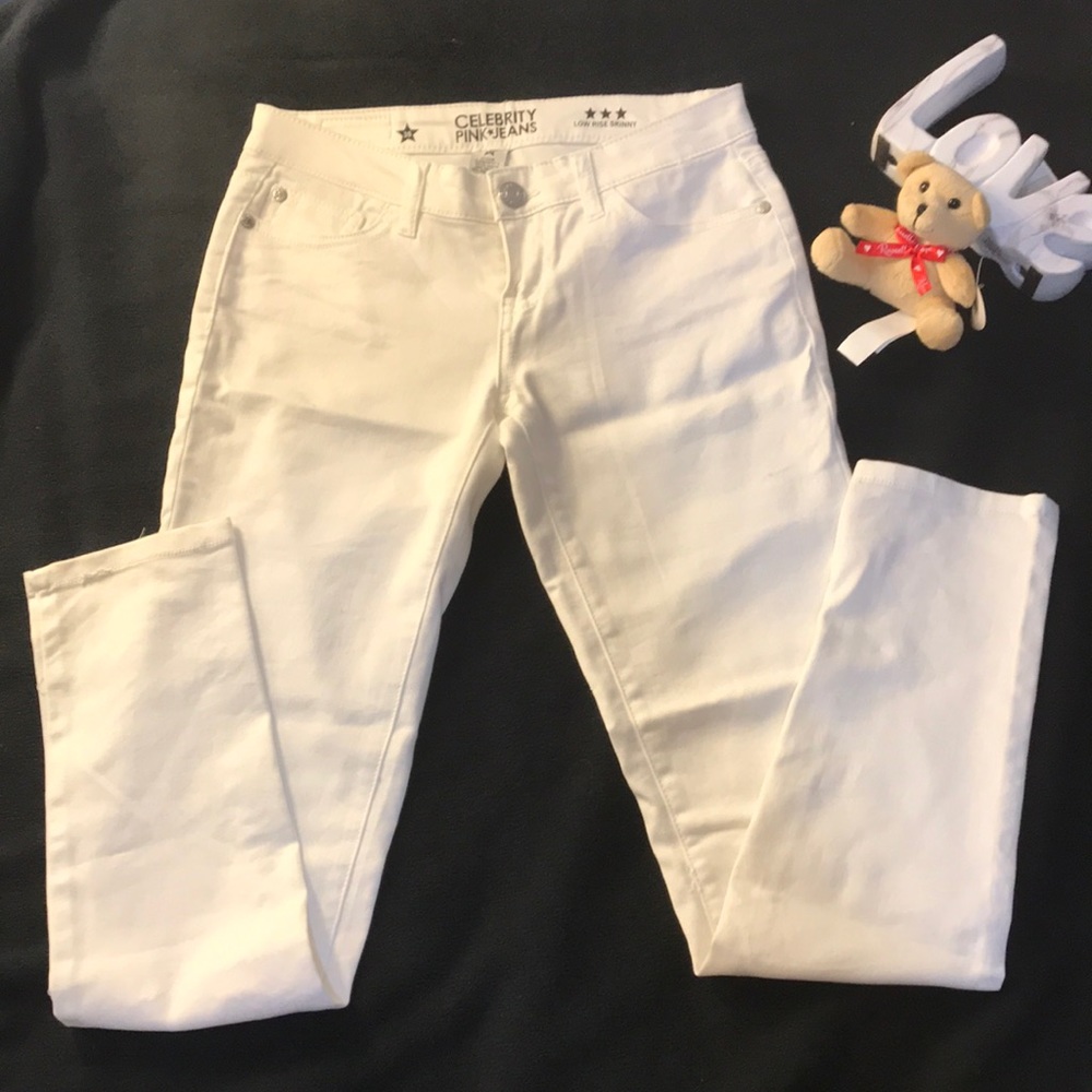 Celebrity pink jeans low rise skinny 3s